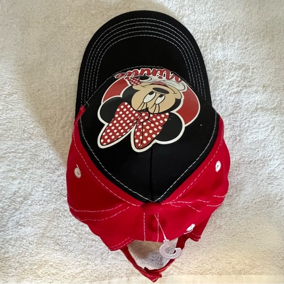 Minnie Mouse Red and Black Kids Cap - Picture 10 of 15